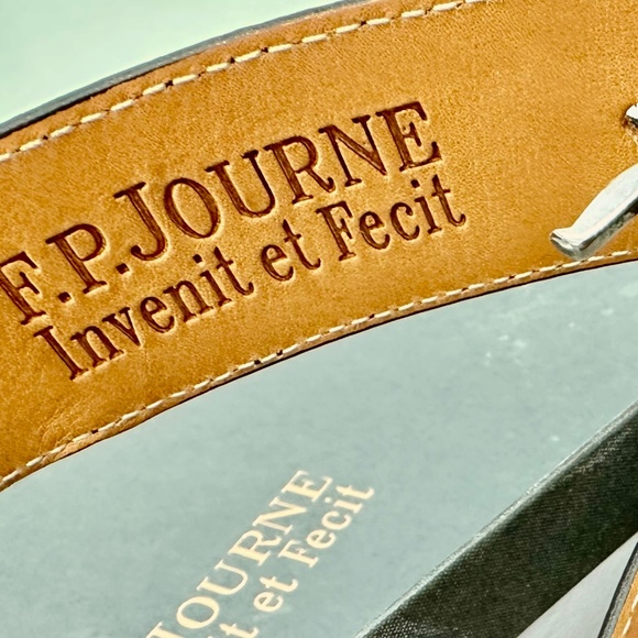 F.P. Journe Leather Belt With .925 Sterling Silver Buckle - Picture 14 of 16